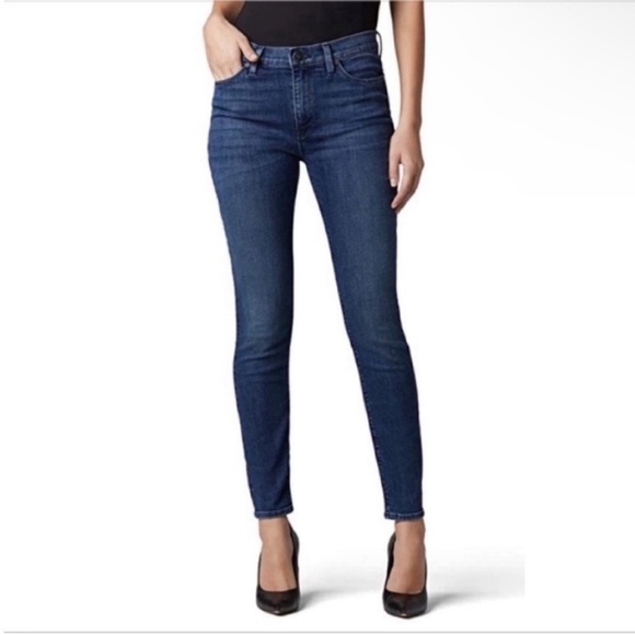 Hudson Jeans Denim - Hudson Nico jeans blue mid rise super skinny ankle denim Carlton wash